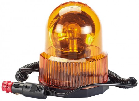 DRAPER 12V Magnetic Base Rotating Beacon