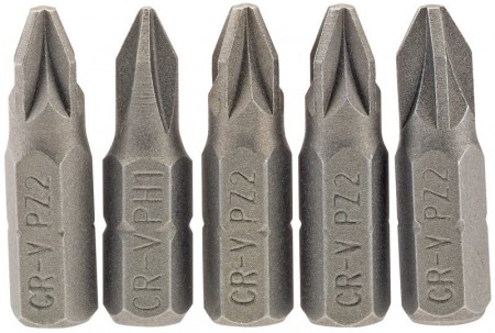 No.2 1/4\" Hex. PZ Type Insert Bit 25mm Long x 5