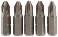 No.2 1/4\" Hex. Cross Slot Insert Bit 25mm Long x 5