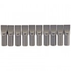 8mm 1/4\" Hex. Plain Slot Insert Bit 25mm Long x 10