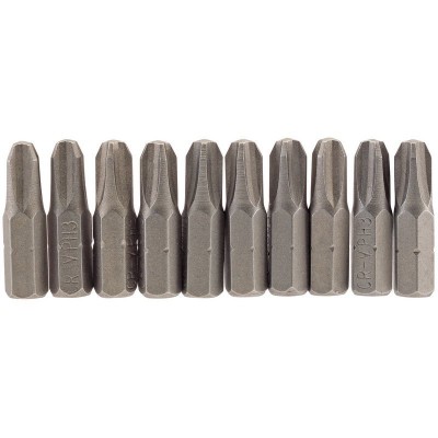 No.3 1/4\" Hex. Cross Slot Insert Bit 25mm Long x 10