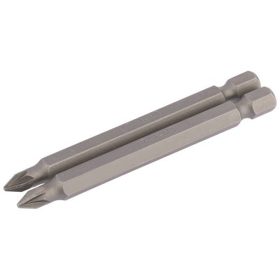 No.1 1/4\" Hex. PZ Type Insert Bit 75mm Long x 2