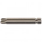 No.3 1/4\" Hex. Cross Slot Insert Bit 75mm Long x 2