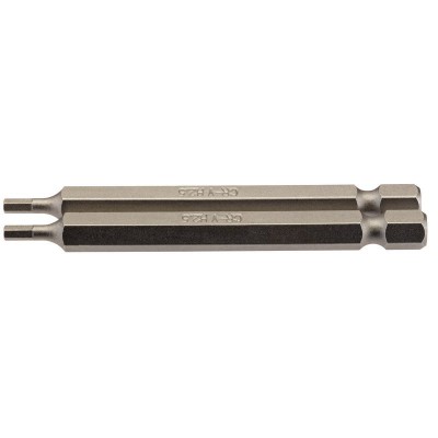 2.5mm 1/4\" Hex. Hexagonal Insert Bit 75mm Long x 2