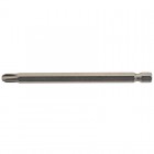 No.3 1/4\" Hex. Cross Slot Insert Bit 100mm Long x 1