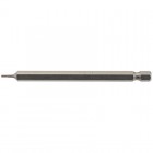 1.5mm 1/4\" Hex. Hexagonal Insert Bit 100mm Long x 1