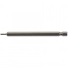 2mm 1/4\" Hex. Hexagonal Insert Bit 100mm Long x 1