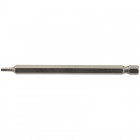 2.5mm 1/4\" Hex. Hexagonal Insert Bit 100mm Long x 1