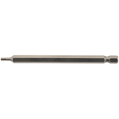 2.5mm 1/4\" Hex. Hexagonal Insert Bit 100mm Long x 1