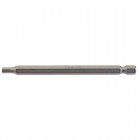 4mm 1/4\" Hex. Hexagonal Insert Bit 100mm Long x 1