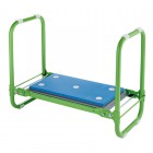 FOLDING METAL FRAMED GARDENING SEAT OR KNEELER