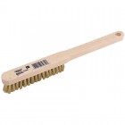 DRAPER EXPERT 225MM BRASS FILL WIRE HAND BRUSH