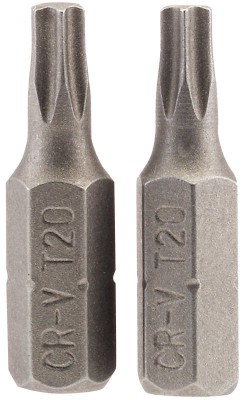 T20 1/4\" Hex. Draper TX-STAR® Insert Bit 25mm Long x 2