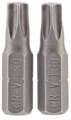 T30 1/4\" Hex. Draper TX-STAR® Insert Bit 25mm Long x 2