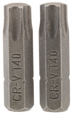 T40 1/4\" Hex. Draper TX-STAR® Insert Bit 25mm Long x 2