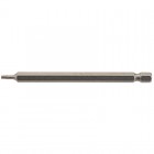 T9 1/4\" Hex. Draper TX-STAR® Insert Bit 100mm Long x 1