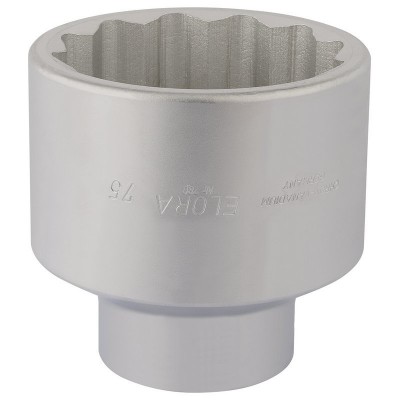 75MM 1\" SQUARE DRIVE ELORA BI-HEX SOCKET