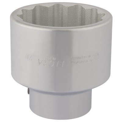 70MM 1\" SQUARE DRIVE ELORA BI-HEX SOCKET