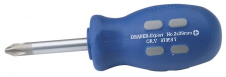 DRAPER EXPERT 38MM X NO 2 CROSS SLOT MECHANICS SCREWDRIVER (SOLD LOOSE)