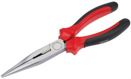 DRAPER 200mm Heavy Duty Long Nose Pliers with Soft Grip Handles