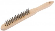 DRAPER 3 Row Wire Scratch Brush