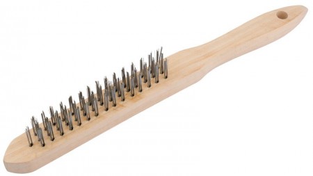 DRAPER 3 Row Wire Scratch Brush