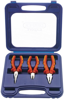 DRAPER EXPERT 3 PIECE VDE PLIER SET