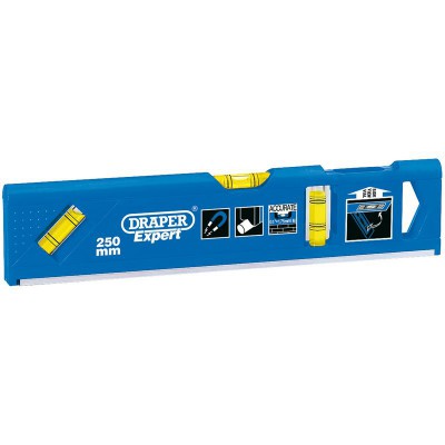 DRAPER EXPERT 250MM PLUMB SITE® DUAL VIEW™ LEVEL WITH MAGNETIC BASE