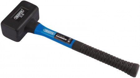 Rubber Dead Blow Hammer with Fibreglass Shafts (900g/32oz)