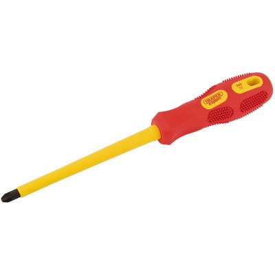 DRAPER EXPERT No.3 X 150MM FULLY INSULATED PZ SLOT SCREWDRIVER