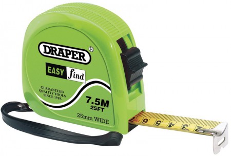 7.5M/25FT EASY FIND MEASURING TAPE