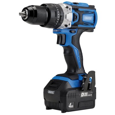 D20 20V Brushless Combi Drill with 1x 4.0Ah Battery and Fast Charger