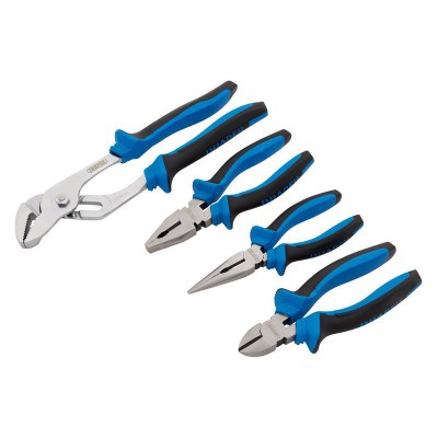 DRAPER Soft Grip Pliers Set (4 piece)