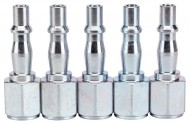 DRAPER 1/4\" BSP Female Coupling Screw Adaptors (Pack of 5)