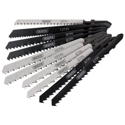 DRAPER Expert 10 Piece Assorted Jigsaw Blade Set