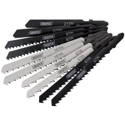 DRAPER Expert 10 Piece Assorted Jigsaw Blade Set