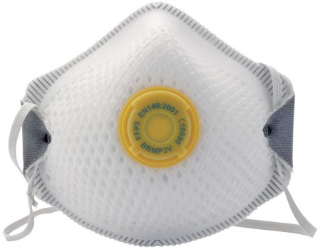 DRAPER FFP3 NR Moulded Dust Masks (Pack of 2)