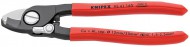 Knipex 165mm Copper or Aluminium Only Cable Shear with Sprung Handles