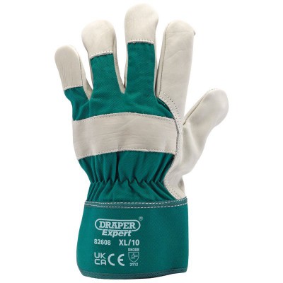 DRAPER Premium Leather Gardening Gloves - XL