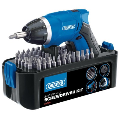 DRAPER Storm Force® Cordless Li-ion Screwdriver Kit (3.6V)