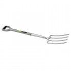 DRAPER Stainless Steel Garden Fork With Soft Grip Handle