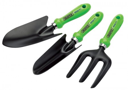 DRAPER Easy Find 3 Piece Gardening Hand Tool Set