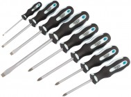 DRAPER Soft Grip Screwdriver Set (8 Piece)