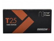 Arrow T25 Staples 11mm (7/16in) Box 1000