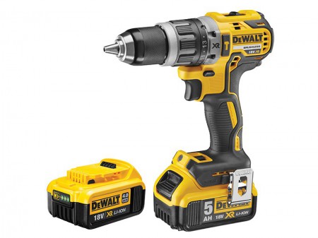 DEWALT DCD796P2 XR Brushless Hammer Drill 18 Volt 2 x 5.0Ah Li-Ion