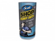 Kimberley Clarke SCOTT Blue Heavy-Duty Shop Cloth Roll