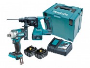 Makita DLX2372TJ Twin Pack DHR242, DTW300, 2 x 5.0Ah