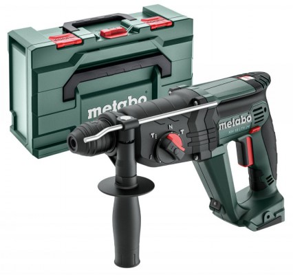 Metabo KH 18 LTX 24 3fnc SDS+ Rotary Hammer, Body Only + metaBOX