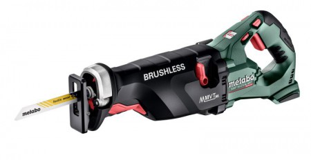 Metabo SSEP 18 LTX BL MV Brushless Recip Saw, With Anti Vibration & Pendulam Action Body Only in metaBOX