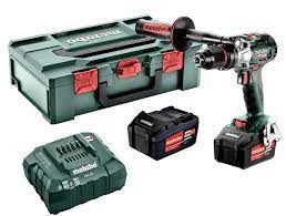 Metabo SB 18 LTX BLI Cordless Brushless Combi Hammer Drill 18 Volt 2 x 5.2 Ah Li-Ion Batteries with ASC 55 Charger  in m